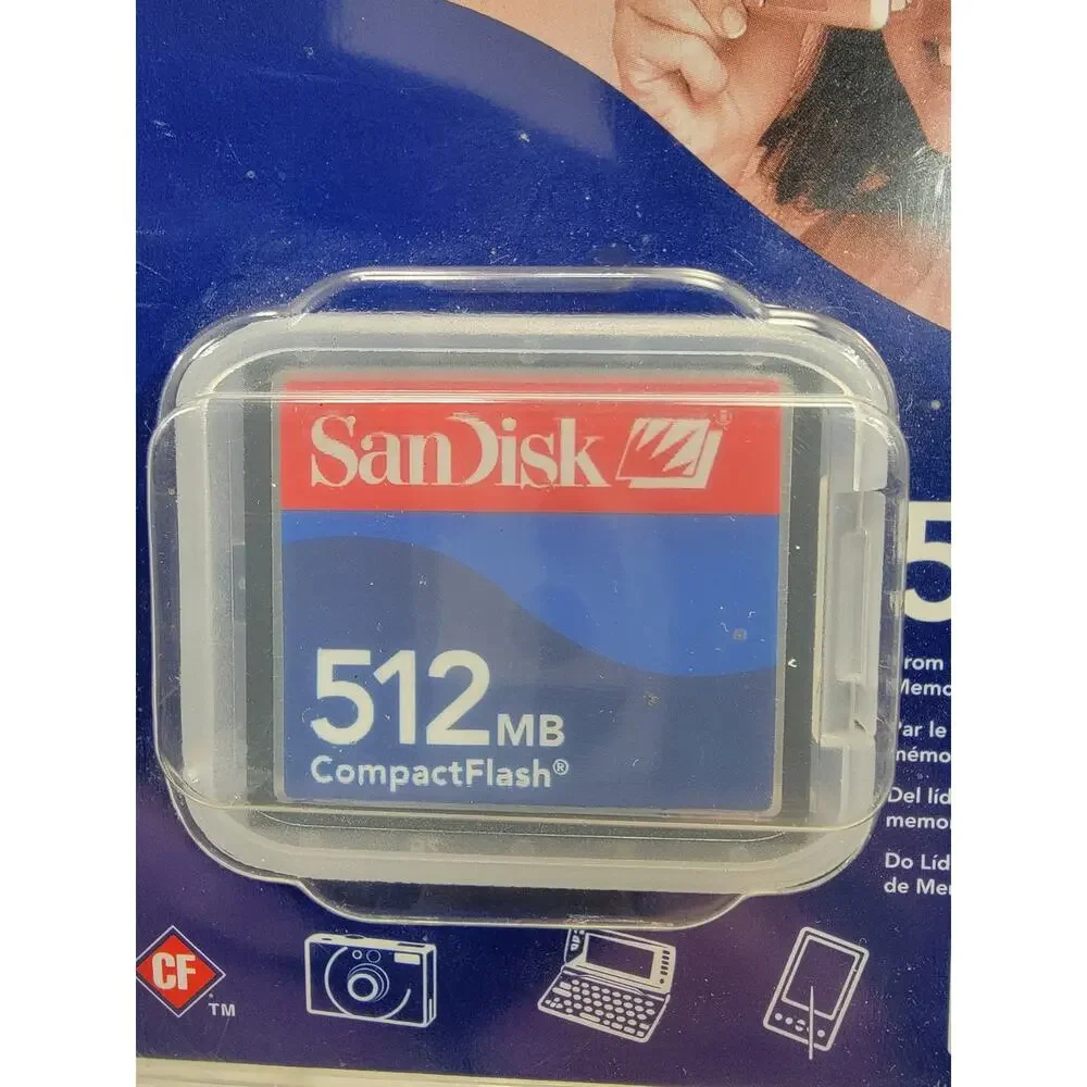 SanDisk 512 MB CompactFlash Memory Card SDCFB-512-A10
